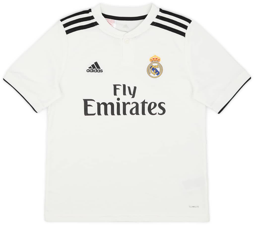 2018-19 Real Madrid Home Shirt - 8/10 - (M.Boys)