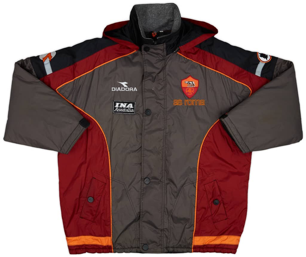 1998-99 Roma Diadora Padded Bench Coat - 5/10 - (M)