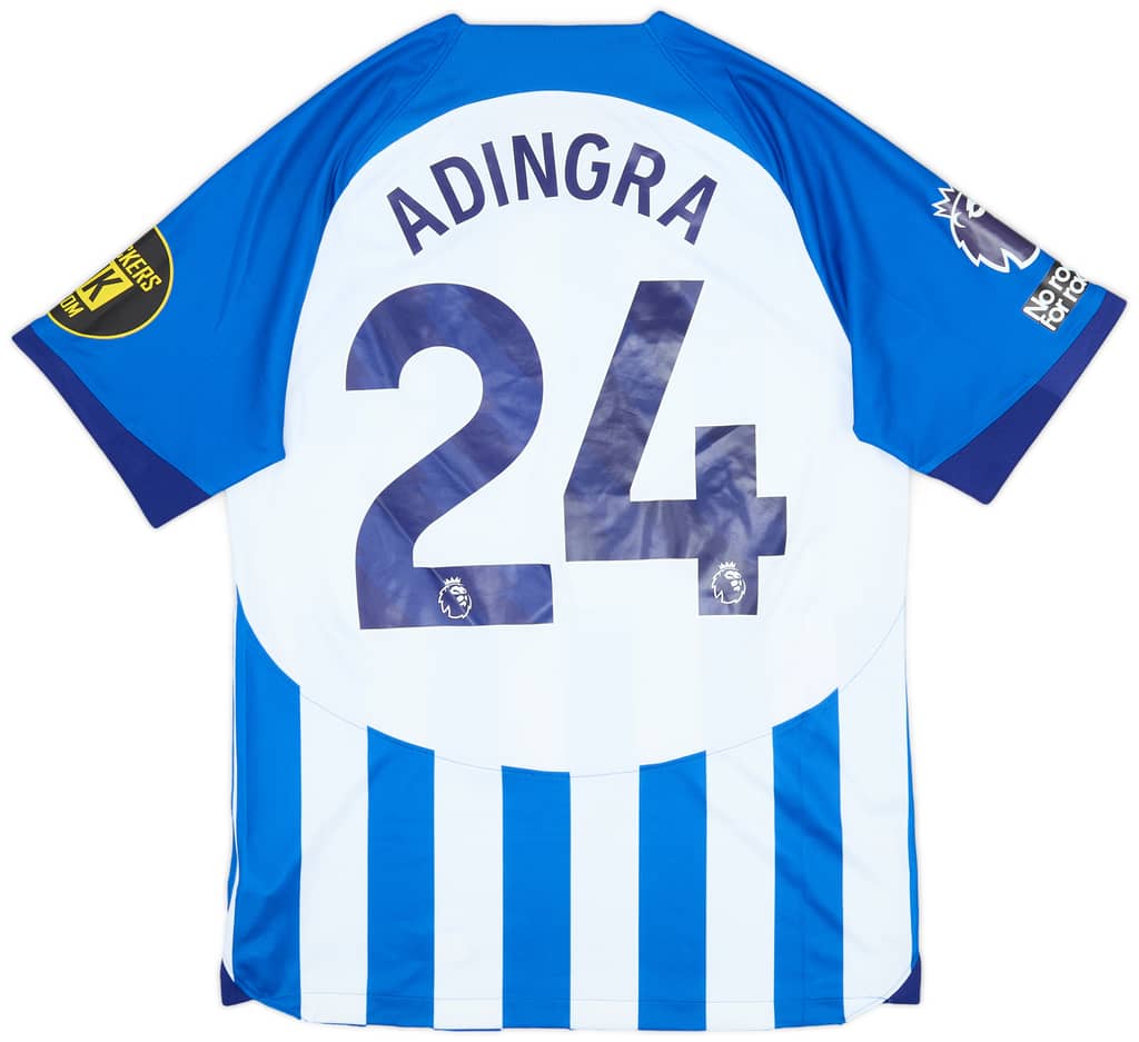2023-24 Brighton Match Issue Home Shirt Adingra #24