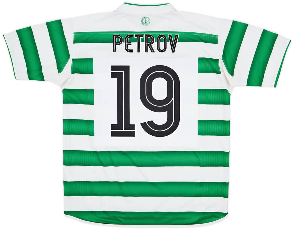 2003-04 Celtic Home Shirt Petrov #19 - 7/10 - (L)