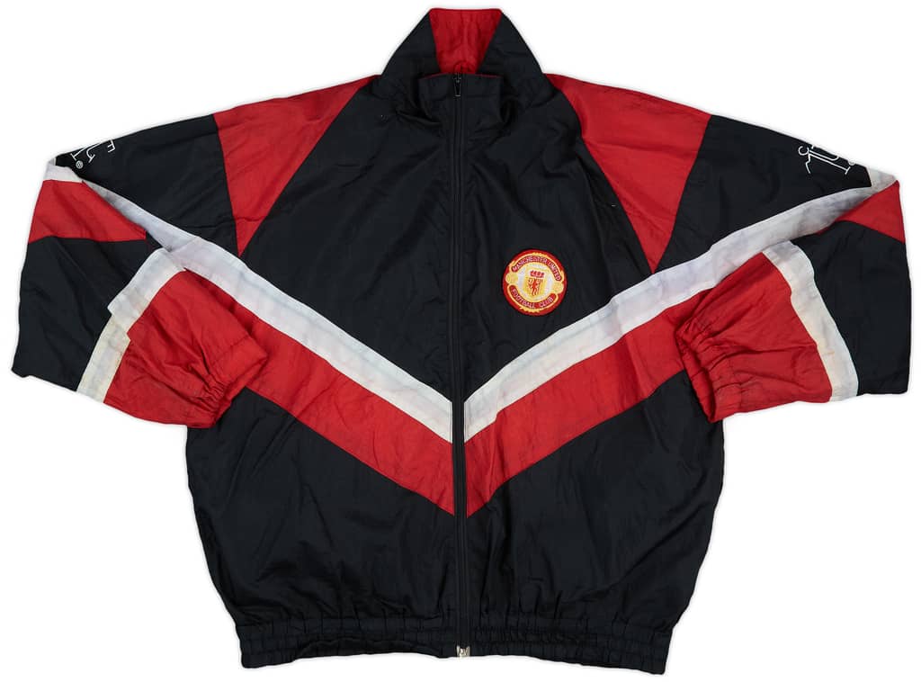 1987-90 Manchester United Bobby Charlton Sports Track Jacket - 7/10 - (XL)