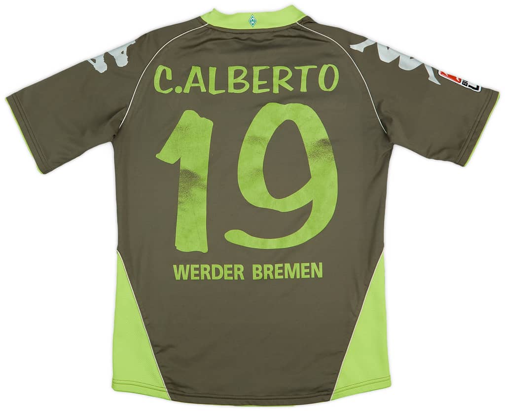 2007-08 Werder Bremen Away Shirt C.Alberto #19 - 5/10 - (S)