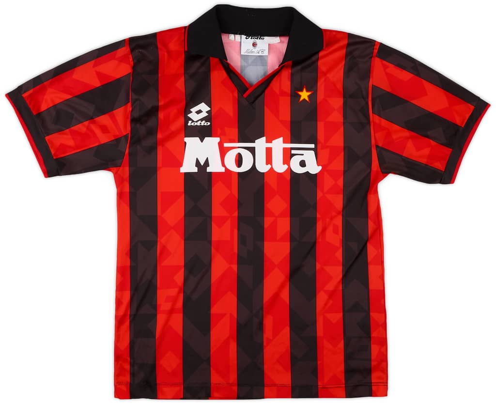 1993-94 AC Milan Home Shirt - 8/10 - (L)