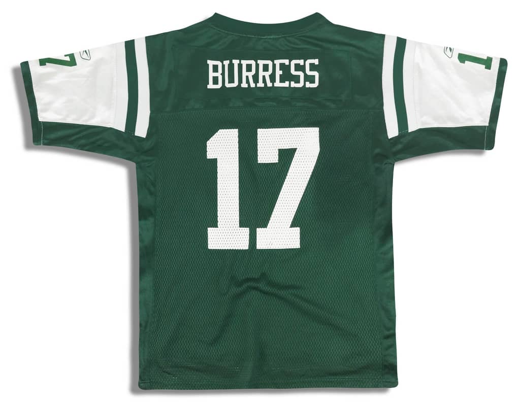 2011 New York Jets Burress #17 Reebok On Field Jersey (Home) Y