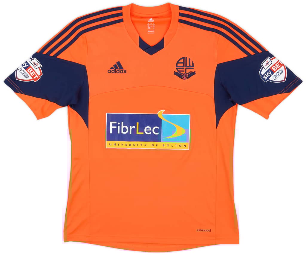 2013-14 Bolton Match Issue Away Shirt McNaughton #17