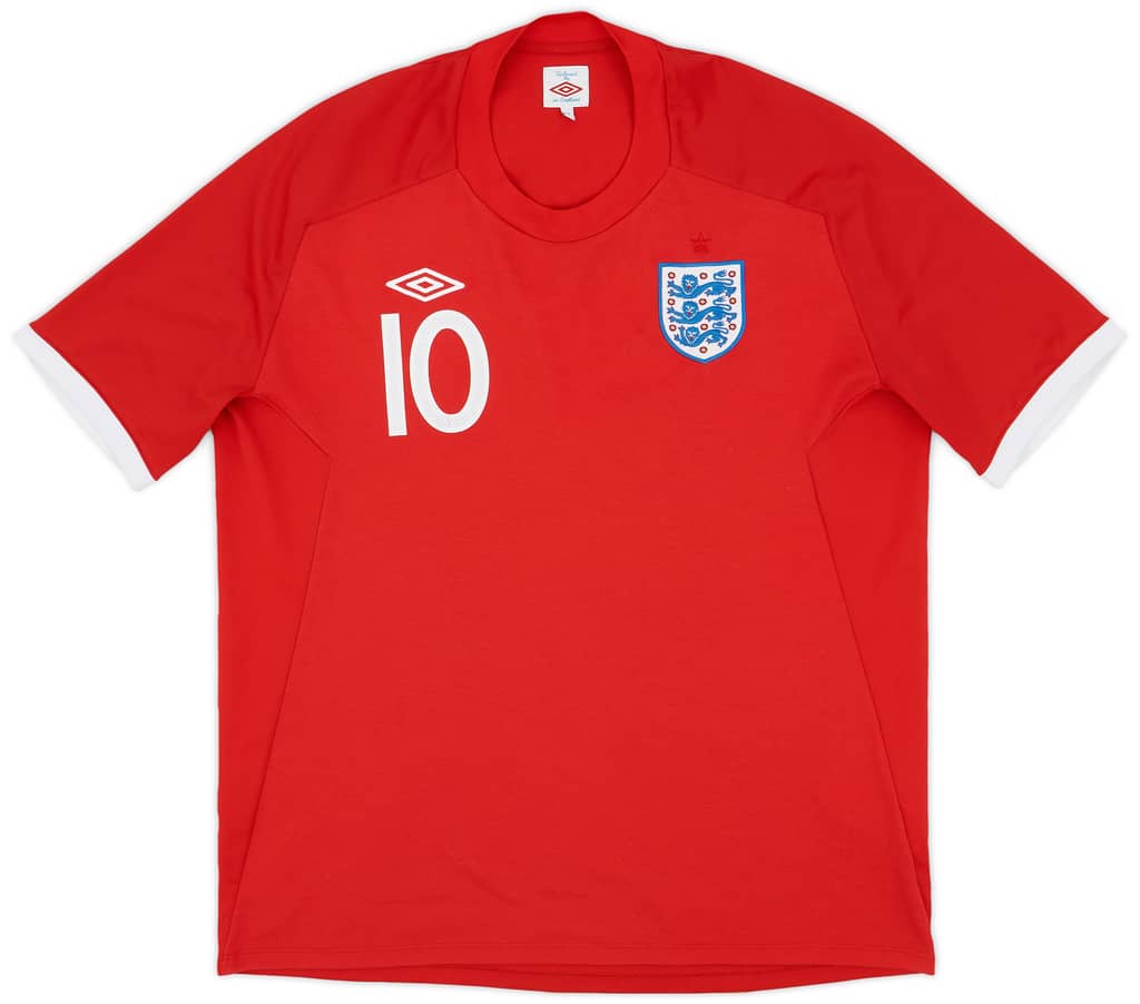 2010-11 England Away Shirt Rooney #10 - 6/10 - (XXL)