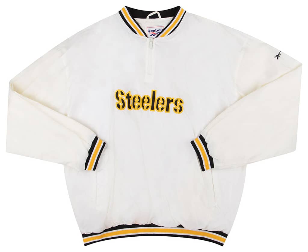 1990s Pittsburgh Steelers Reebok Pullover Windbreaker Jacket XXL