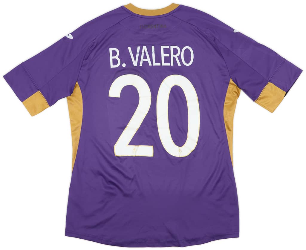 2014-15 Fiorentina Home Shirt B. Valero #20 - 6/10 - (L)