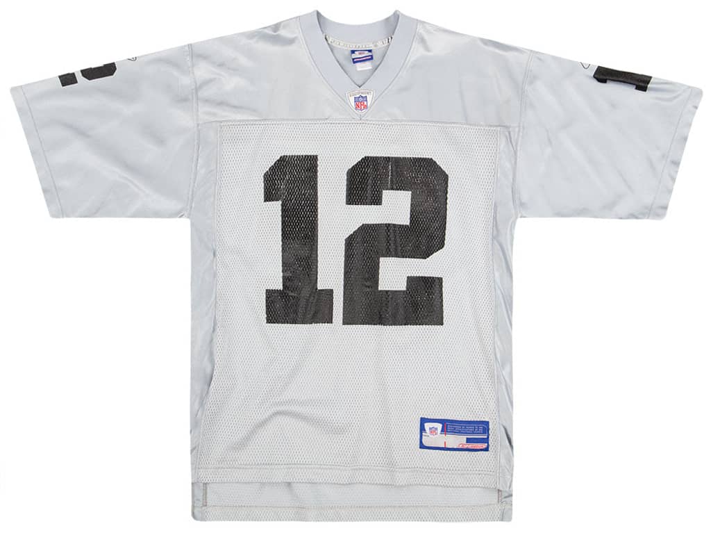 2002-04 Oakland Raiders Gannon #12 Reebok On Field Jersey (Alternate) M