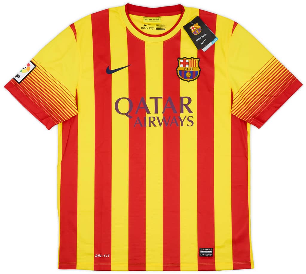 2013-15 Barcelona Away Shirt Messi #10 (L)