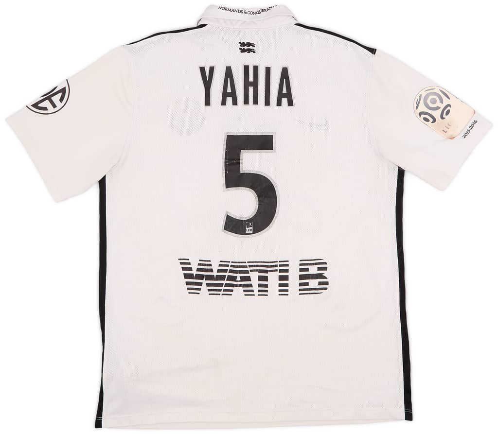 2015-16 Caen Away Shirt Yahia #5 - 5/10 - (L)