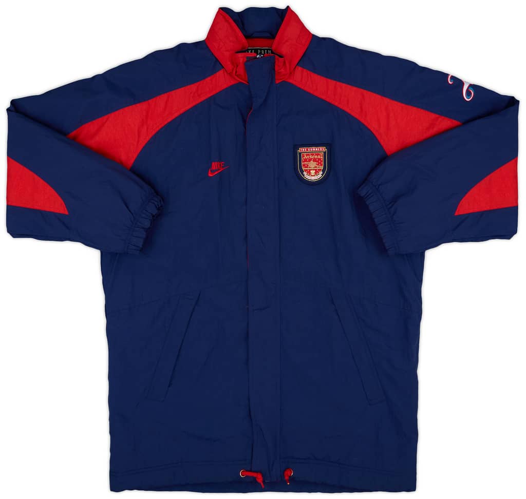 1996-98 Arsenal Nike Padded Bench Coat - 9/10 - (XL)