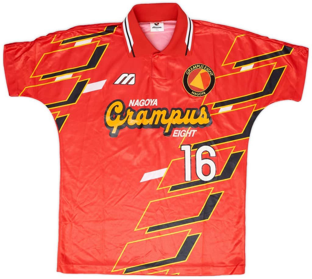 1994-96 Nagoya Grampus Eight Player Issue Home Shirt #16