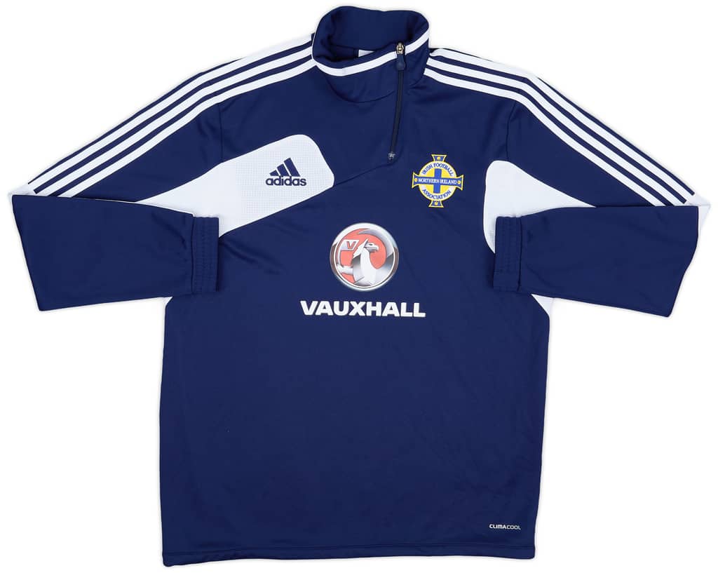 2015-16 Northern Ireland adidas 1/4 Zip Top - 9/10 - (L/XL)