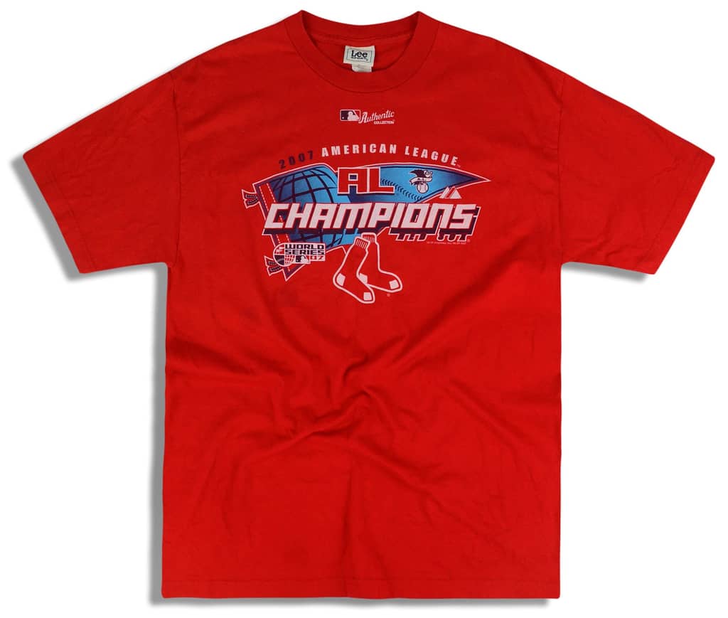 2007 Boston Red Sox AL Champions Tee L