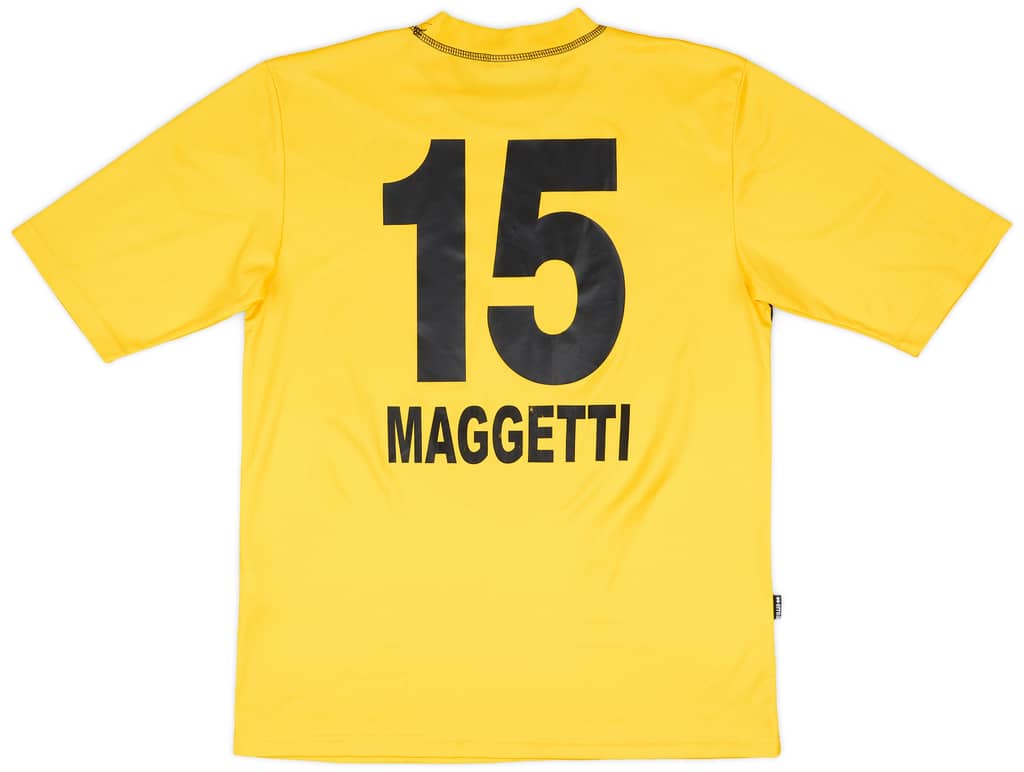 2005-06 FC Lugano Third Shirt Maggetti #15 - 9/10 - (XL)