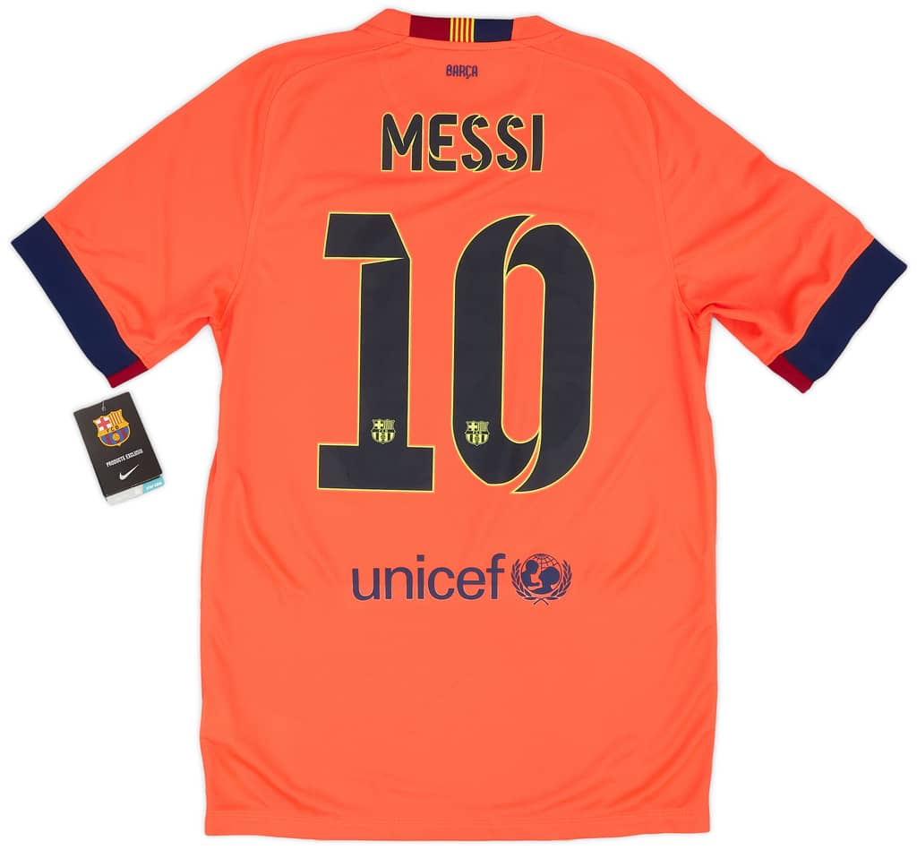 2014-15 Barcelona Away Shirt Messi #10 (S)