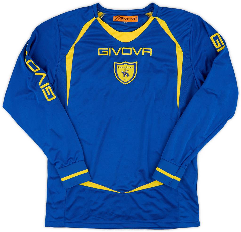 2009-10 Chievo Verona Givova Training L/S Shirt - 8/10 - (M)