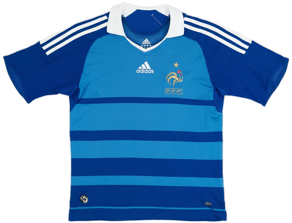 2008-09 France Home Shirt - 8/10 - (L.Boys)