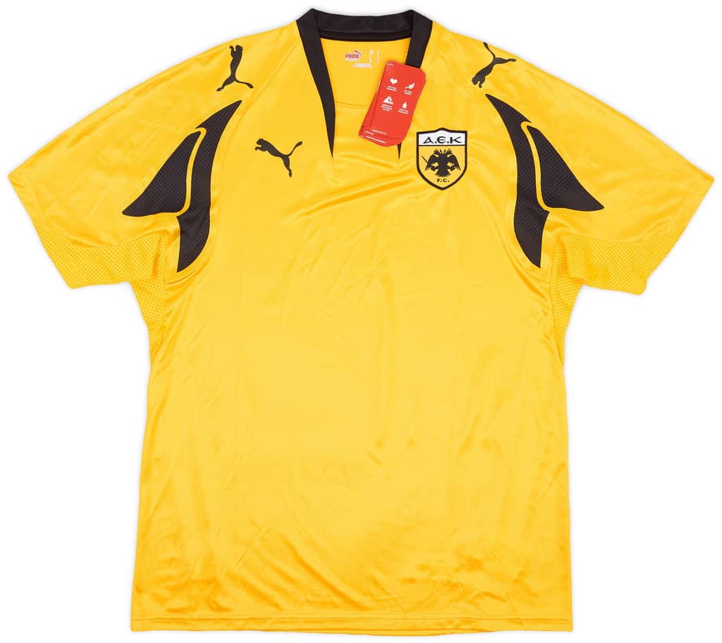 2007-08 AEK Athens Home Shirt Rivaldo #10 (L)