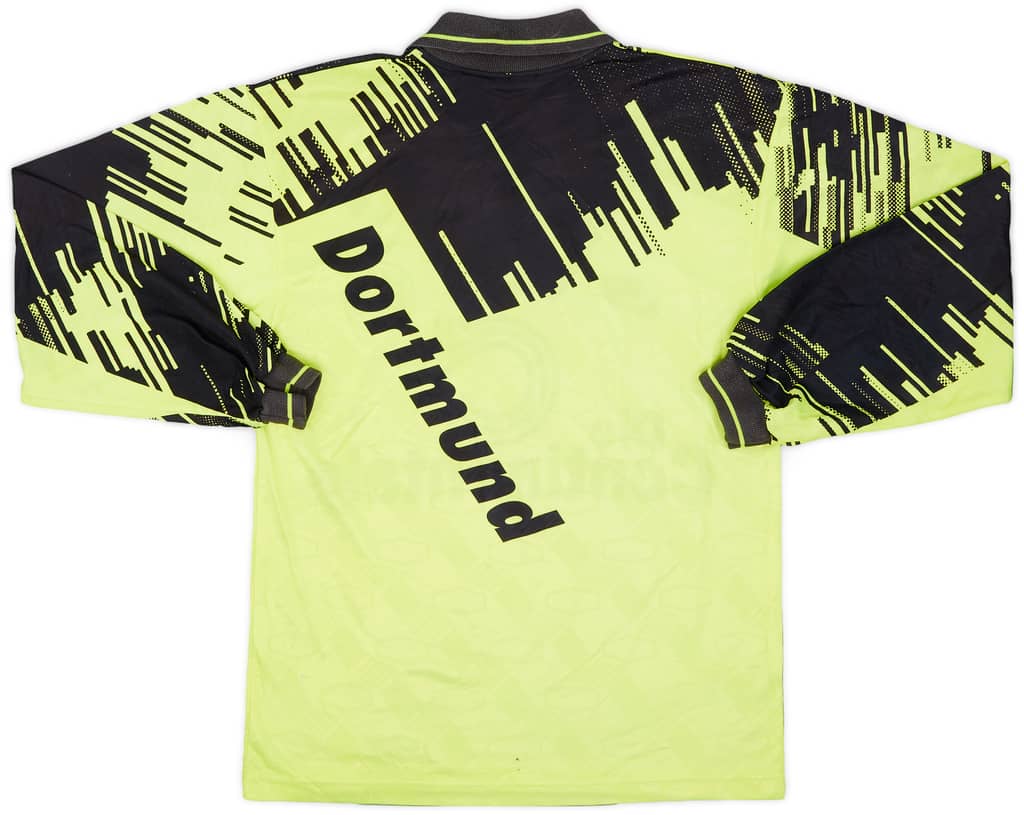 1993-94 Borussia Dortmund Home L/S Shirt - 5/10 - (XS)