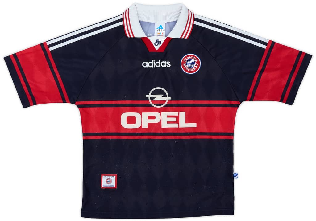 1997-99 Bayern Munich Home Shirt Jancker #19 - 8/10 - (Y)