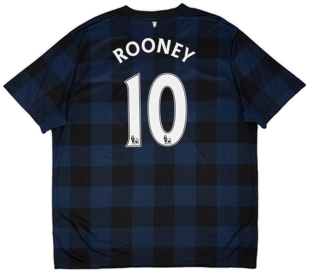2013-14 Manchester United Away Shirt Rooney #10 - 6/10 - (XXL)