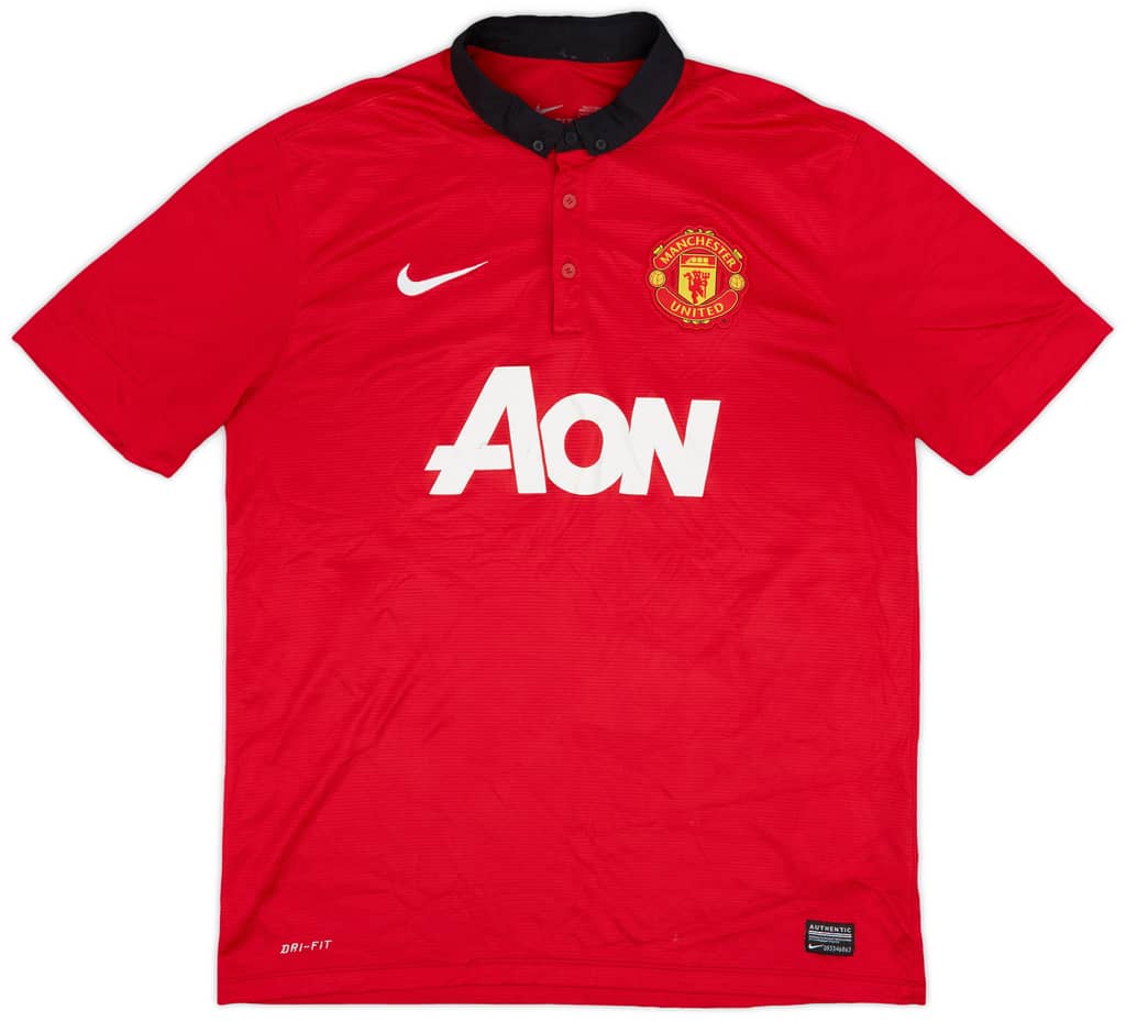 2013-14 Manchester United Home Shirt Rooney #10 - 7/10 - (L)