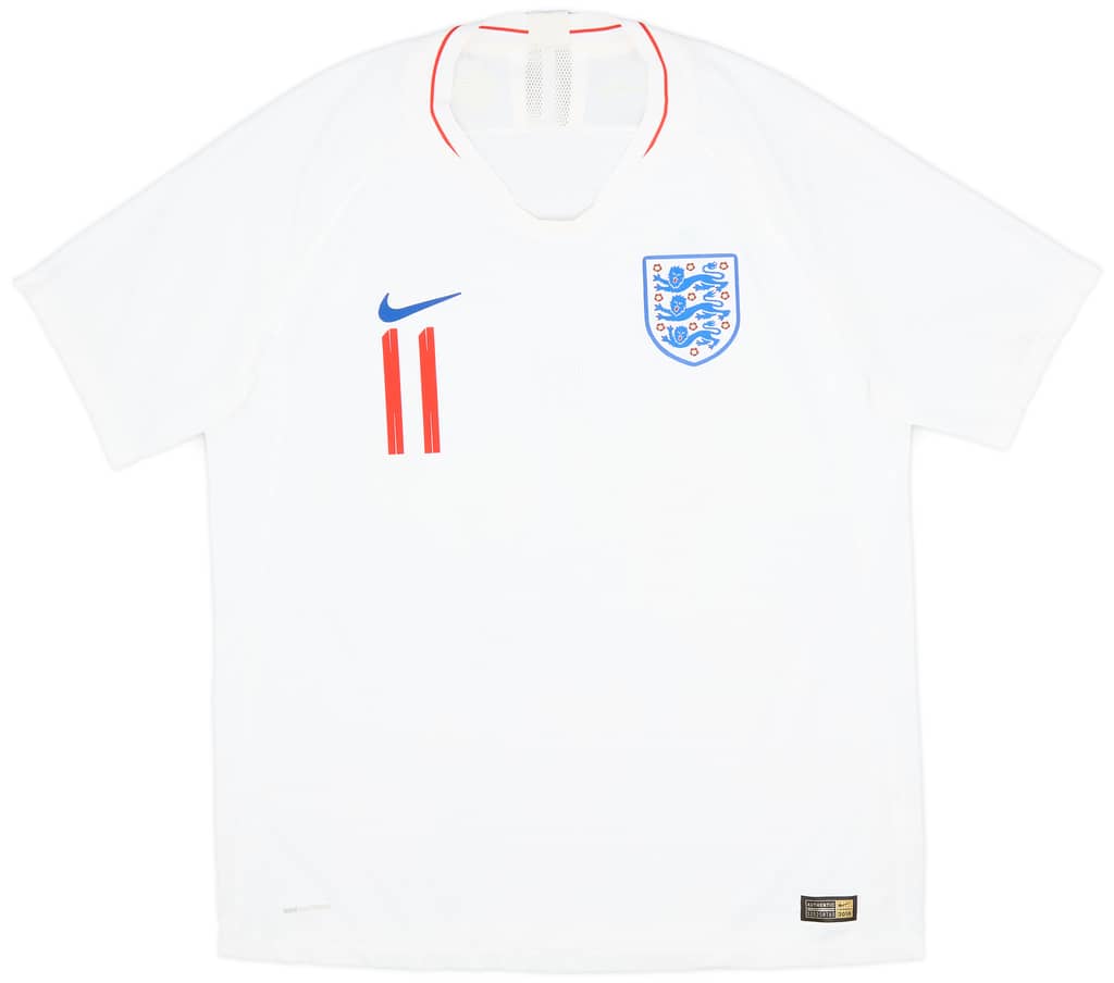2018-19 England Authentic Home Shirt Vardy #11 - 9/10 - (XL)