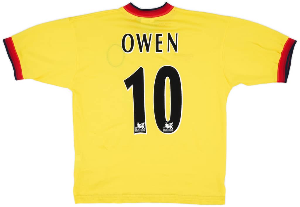 1997-99 Liverpool Away Shirt Owen #10 - 9/10 - (L)