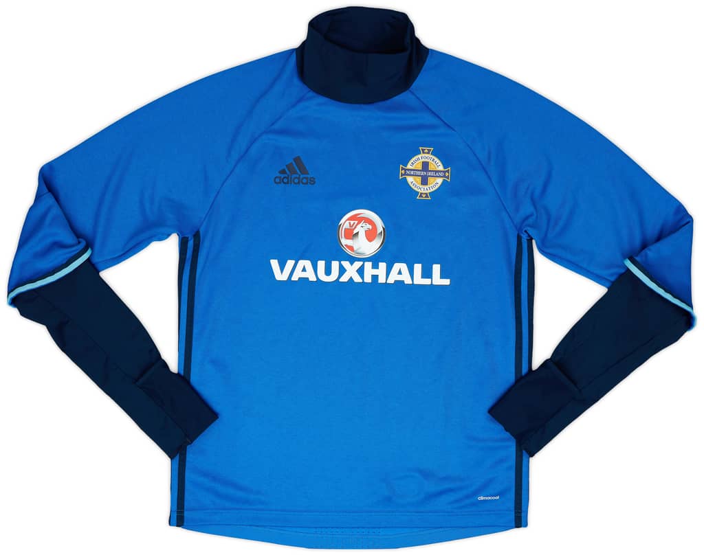 2015-16 Northern Ireland adidas Sweat Top - 9/10 - (M)