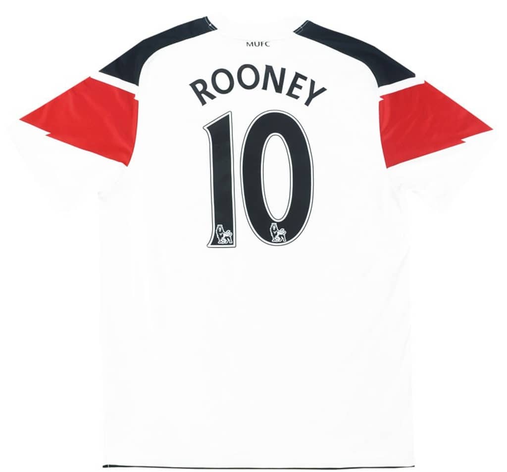 2010-12 Manchester United Away Shirt Rooney #10