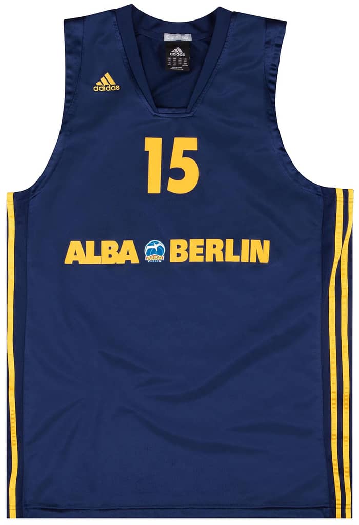 2006-08 Alba Berlin #15 adidas Jersey (Away) XXL