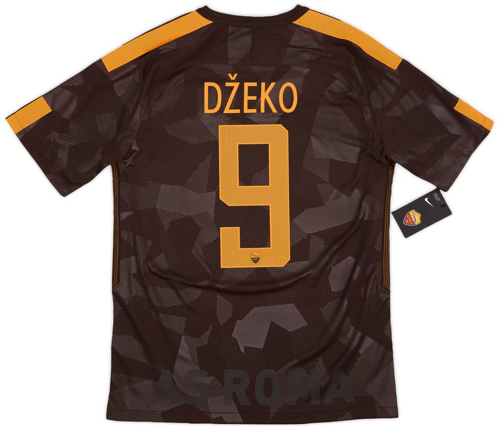 2017-18 Roma Third Shirt Dzeko #9 (M)