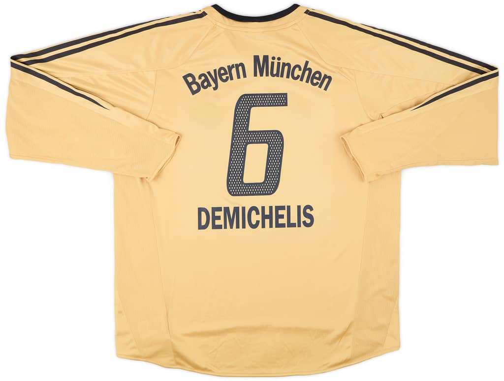 2004-05 Bayern Munich Away L/S Shirt Demichelis #6 (XL)