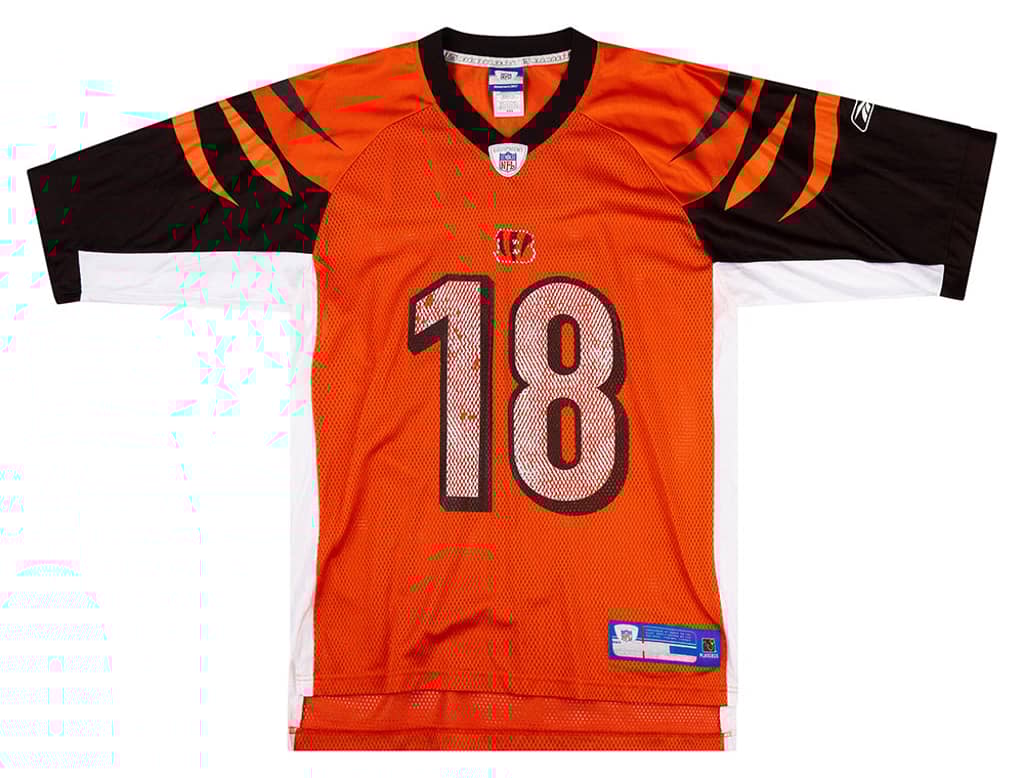 2006 Cincinnati Bengals Green #18 Reebok On Field Jersey (Alternate) M