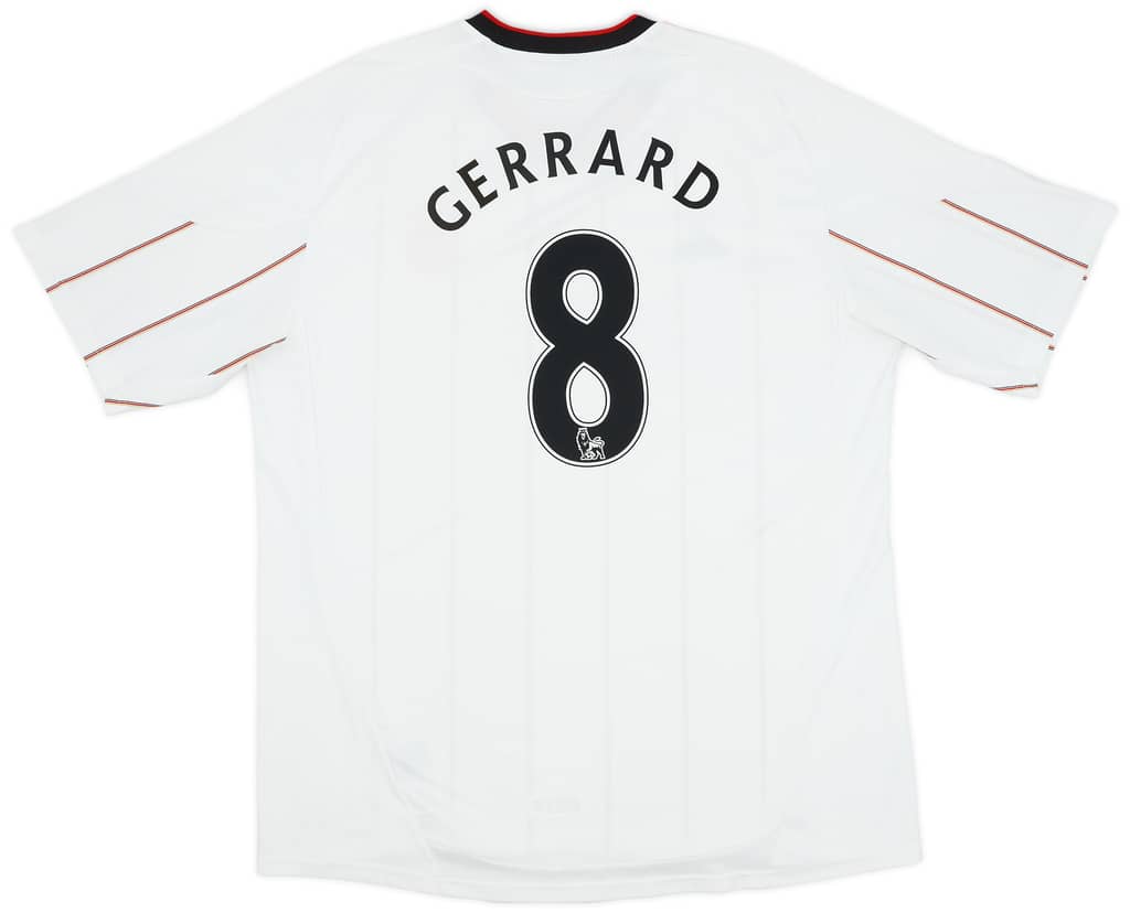 2010-11 Liverpool Away Shirt Gerrard #8 - 7/10 - (XXL)
