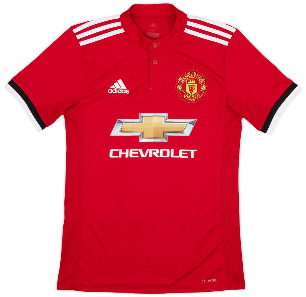 2017-18 Manchester United Home Shirt Mata #8 - 10/10 - (XS)