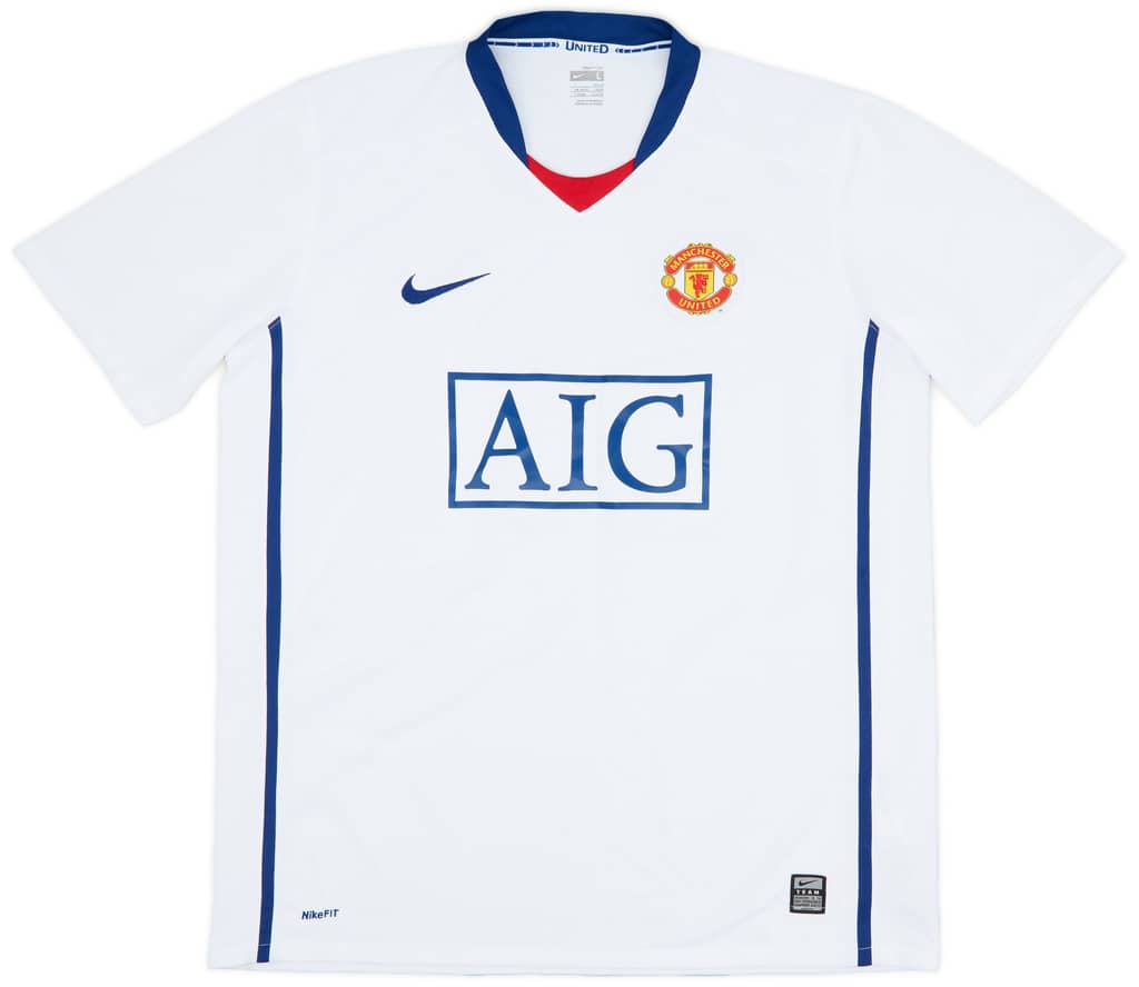 2008-10 Manchester United Away Shirt Berbatov #9 - 8/10 - (S)