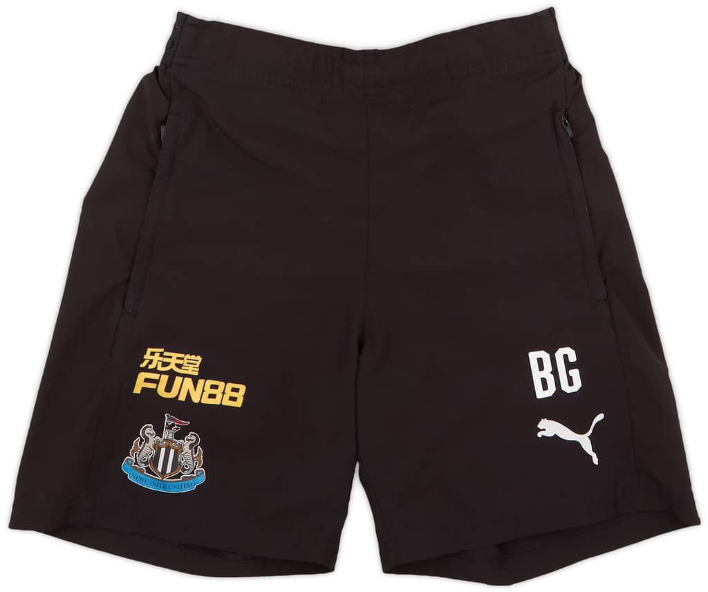 2017-18 Newcastle Puma Staff Issue Training Shorts BG - 8/10 - (S)