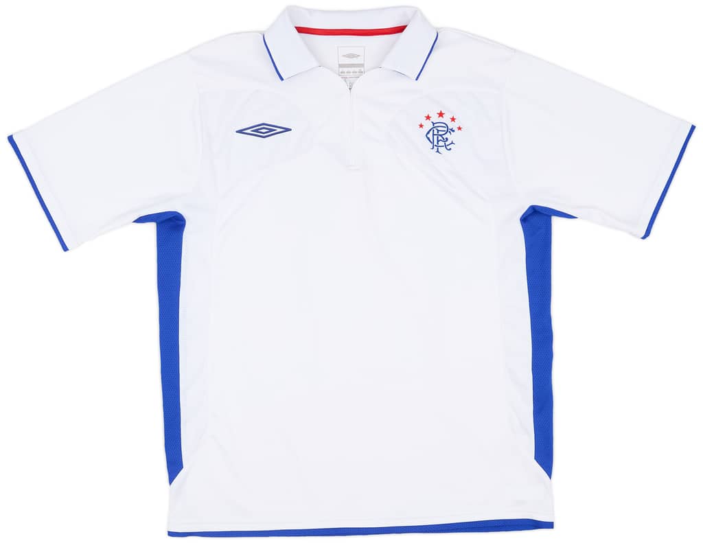 2009-10 Rangers Umbro 1/4 Zip Training Polo - 8/10 - (L)