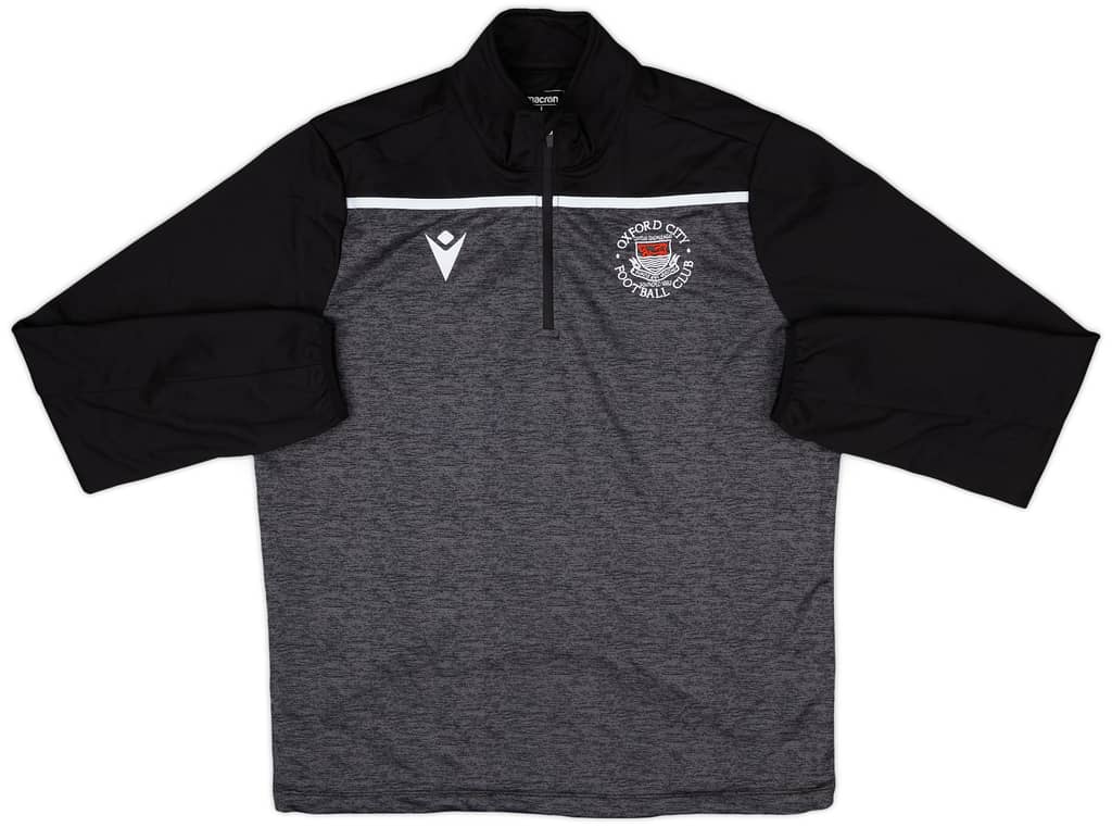 2018-20 Oxford City Macron 1/4 Zip Drill Top - 9/10 - (L)