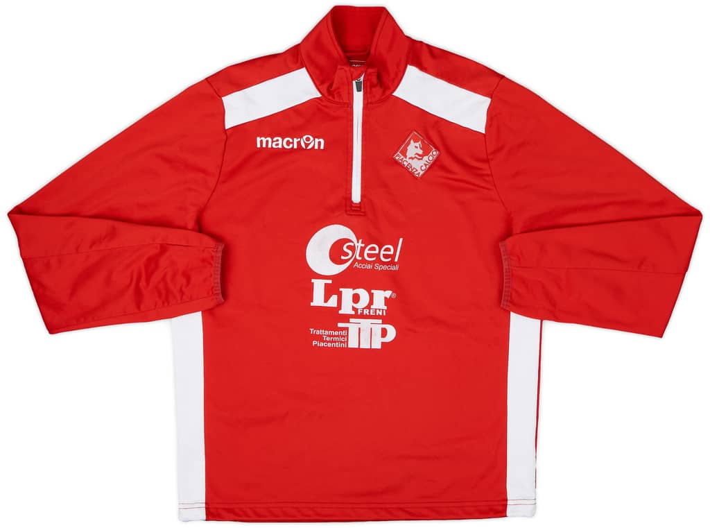 2011-12 Piacenza Player Issue Macron 1/4 Zip Drill Top #2 - 5/10 - (M)