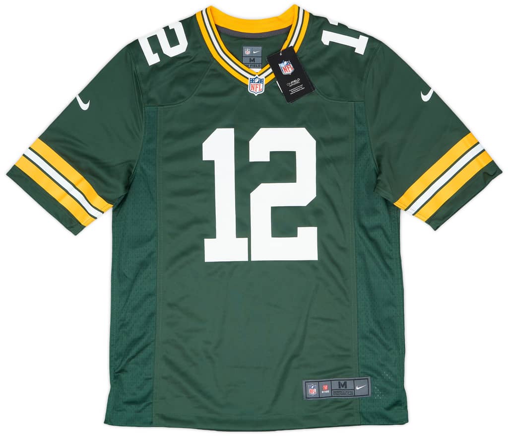 2012-22 Green Bay Packers Rodgers #12 Nike Game Home Jersey (M)