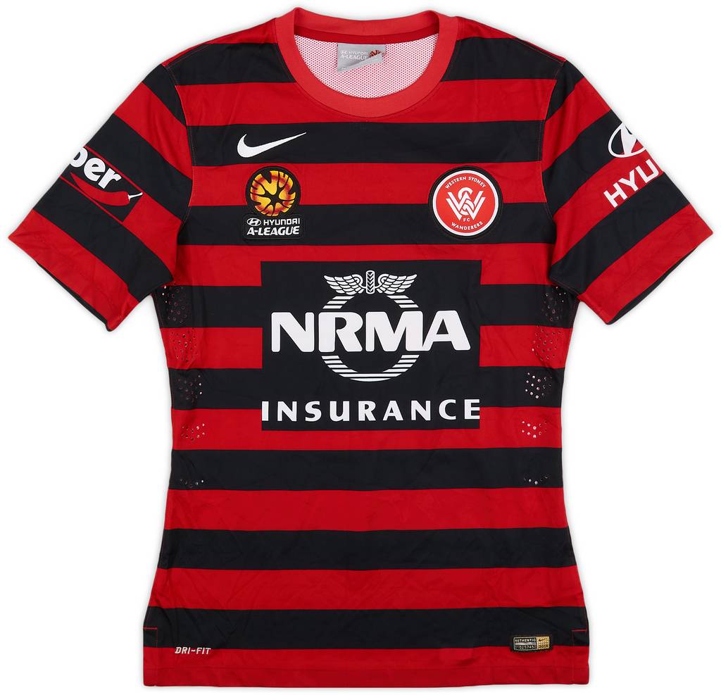 2014-15 Western Sydney Wanderers Authentic Home Shirt - 8/10 - (M)