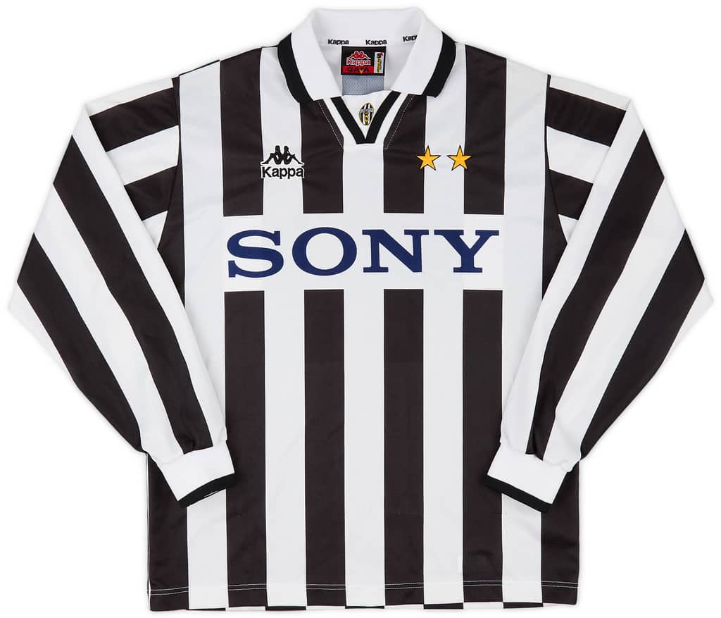 1995-97 Juventus Home L/S Shirt - 9/10 - (S)