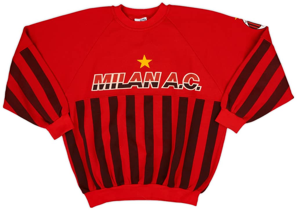 1990-91 AC Milan Le Felpe dei Grandi Club Sweat Top - 9/10 - (M)