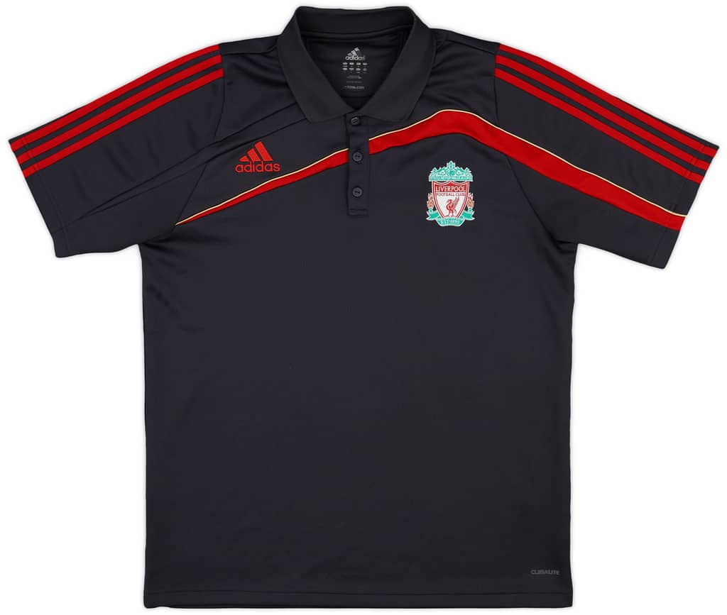 2009-10 Liverpool adidas Polo Shirt - 9/10 - (L)