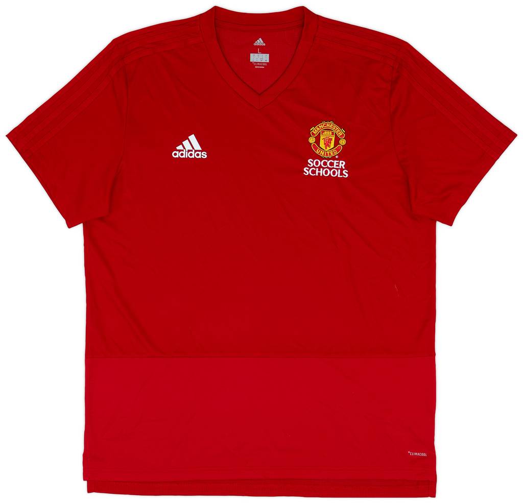 2018-19 Manchester United adidas 'Soccer School' Training Shirt - 8/10 - (L)