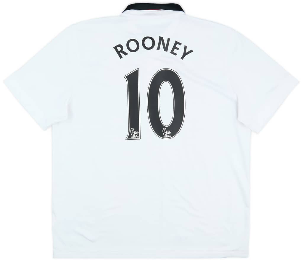 2014-15 Manchester United Away Shirt Rooney #10 - 8/10 - (XXL)